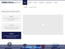 Tablet Screenshot of mdcgroup.it